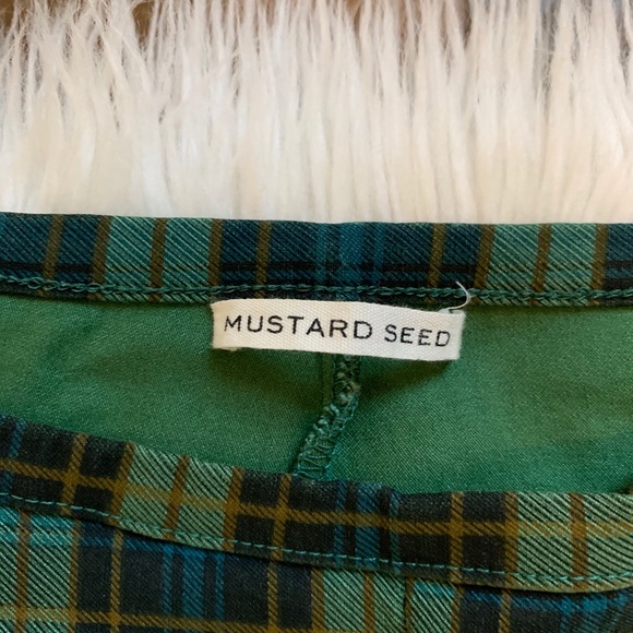 Mustard Seed large plaid print pants - Picture 2 of 6